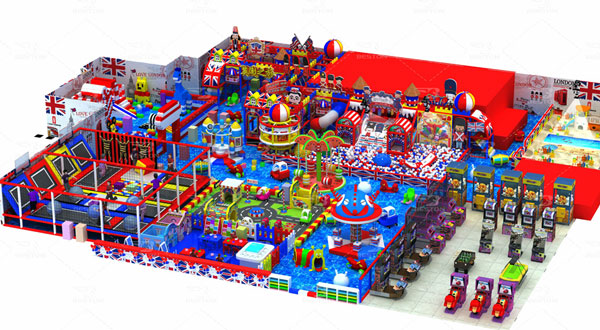 Pirate ship theme indoor playground 