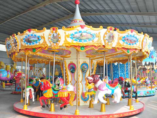 Carousel amusement ride