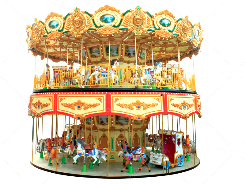 buy vintage double carousel for sale in Beston Rides