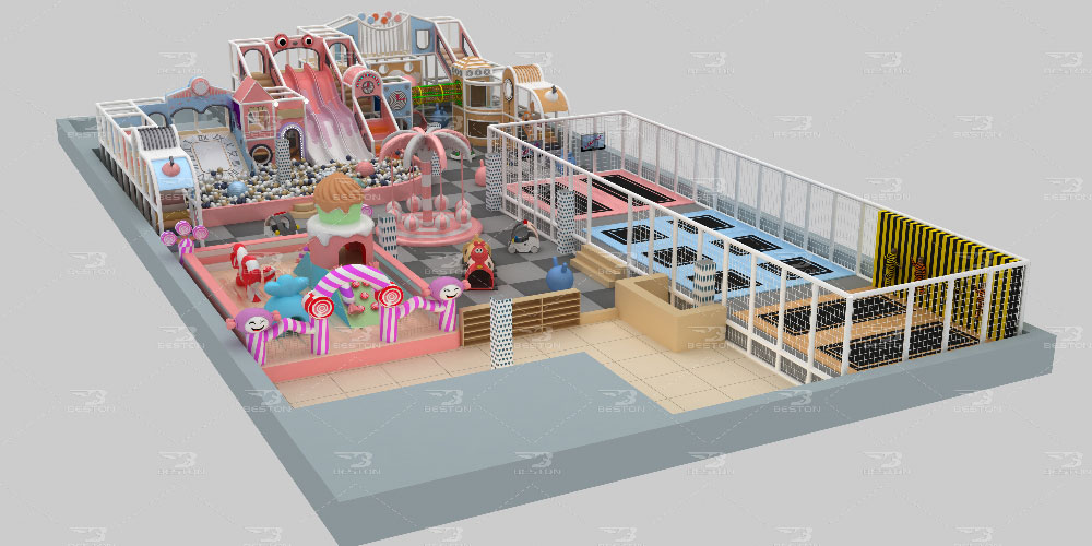 trampoline park for indoor business 