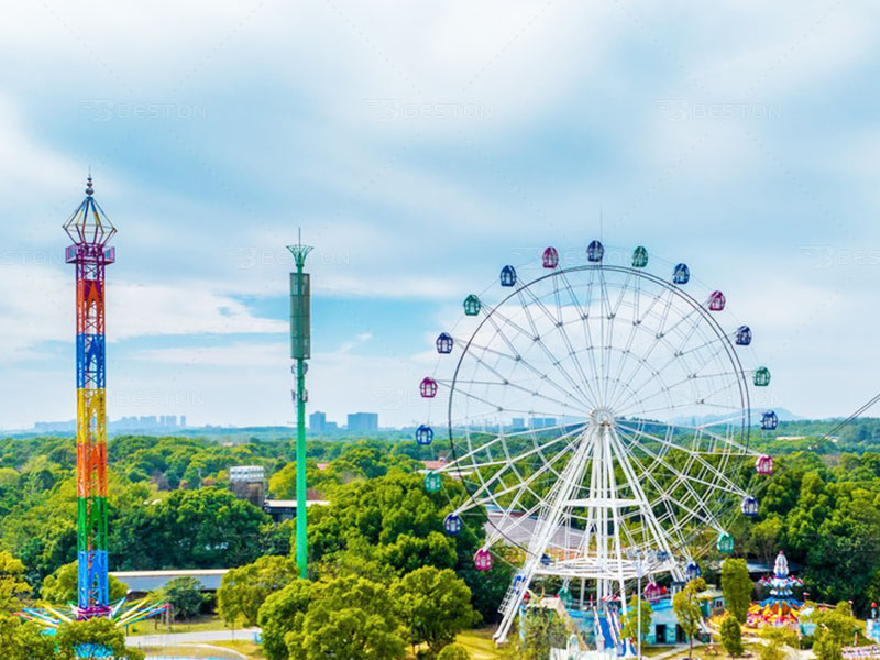 thrill rides in amusement parks